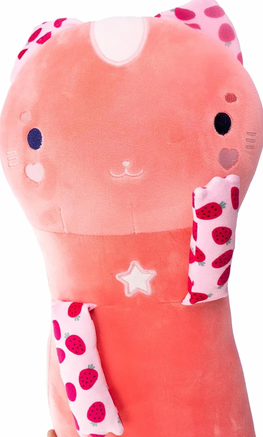 Nice Group - MOMOMI Kurai Yuki 80 cm, 1 Pupazzo Gatto Rosa salmone