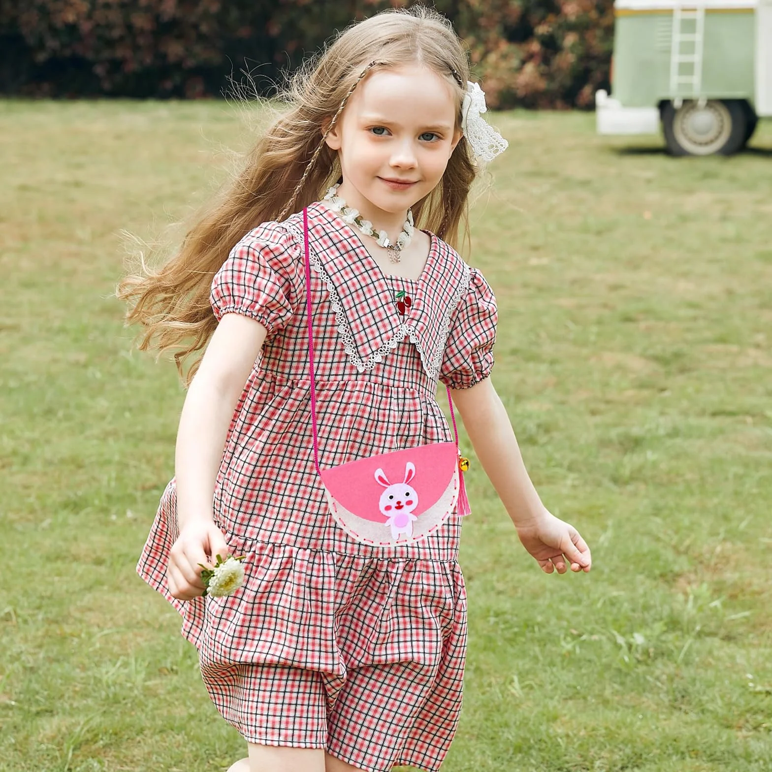 Omnikryp Set da Cucito Fai da Te per Bambini, Kit Cucito Bambina, Pacchetto da Cucire Include 6 Semplici Progetti Set Lavoretti Cucitura, Confezione da Cucire per Bambini Educativi e Principianti