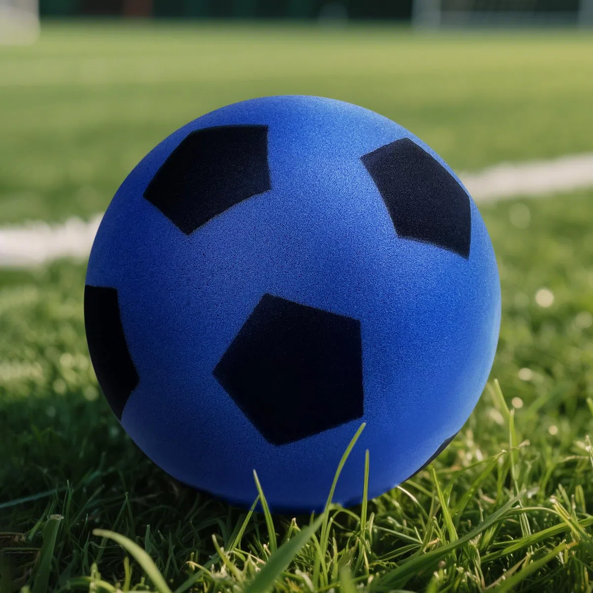 Pallone Calcio, 1 Palla Morbida, 21cm Pallone di Spugna, Water Resistant, Durabilità, Palla Calcio da Spiaggia Impermeabile per Interni ed Esterni per Casa, Giardino, Acqua e Spiaggia