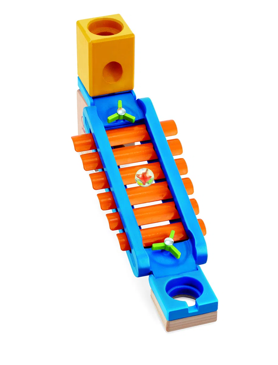 Hape Quadrilla - Scivolo Sonoro | Aggiungi musica alla corsa delle biglie con il binario a xilofono adatto dai 4 anni in su