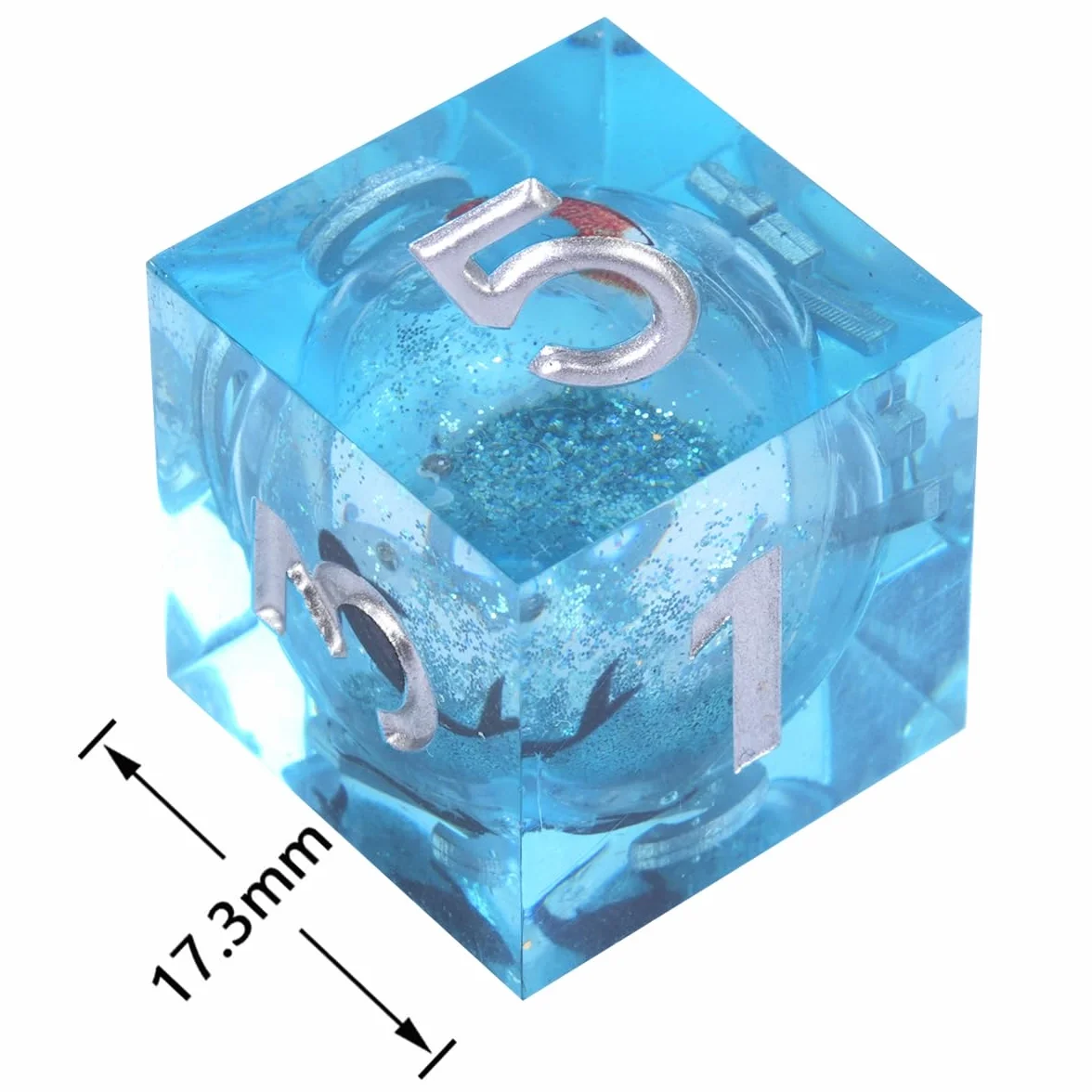 Set di Dadi in Resina DND,Dadi poliedrici a Nucleo Liquido Koi Fish DND con Scatola, Dadi da Gioco di Ruolo D e D Rpg