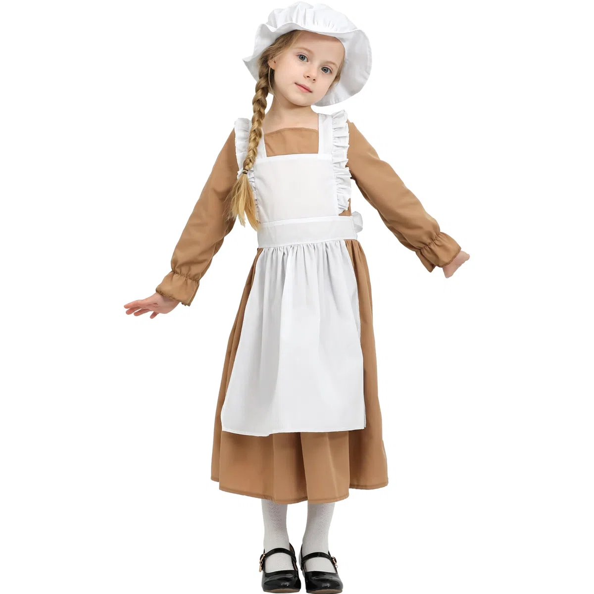 Sincere Party Costume Vittoriano della Ragazza Vestito di Cotone World Book Day Week Girl's Fancy Dress