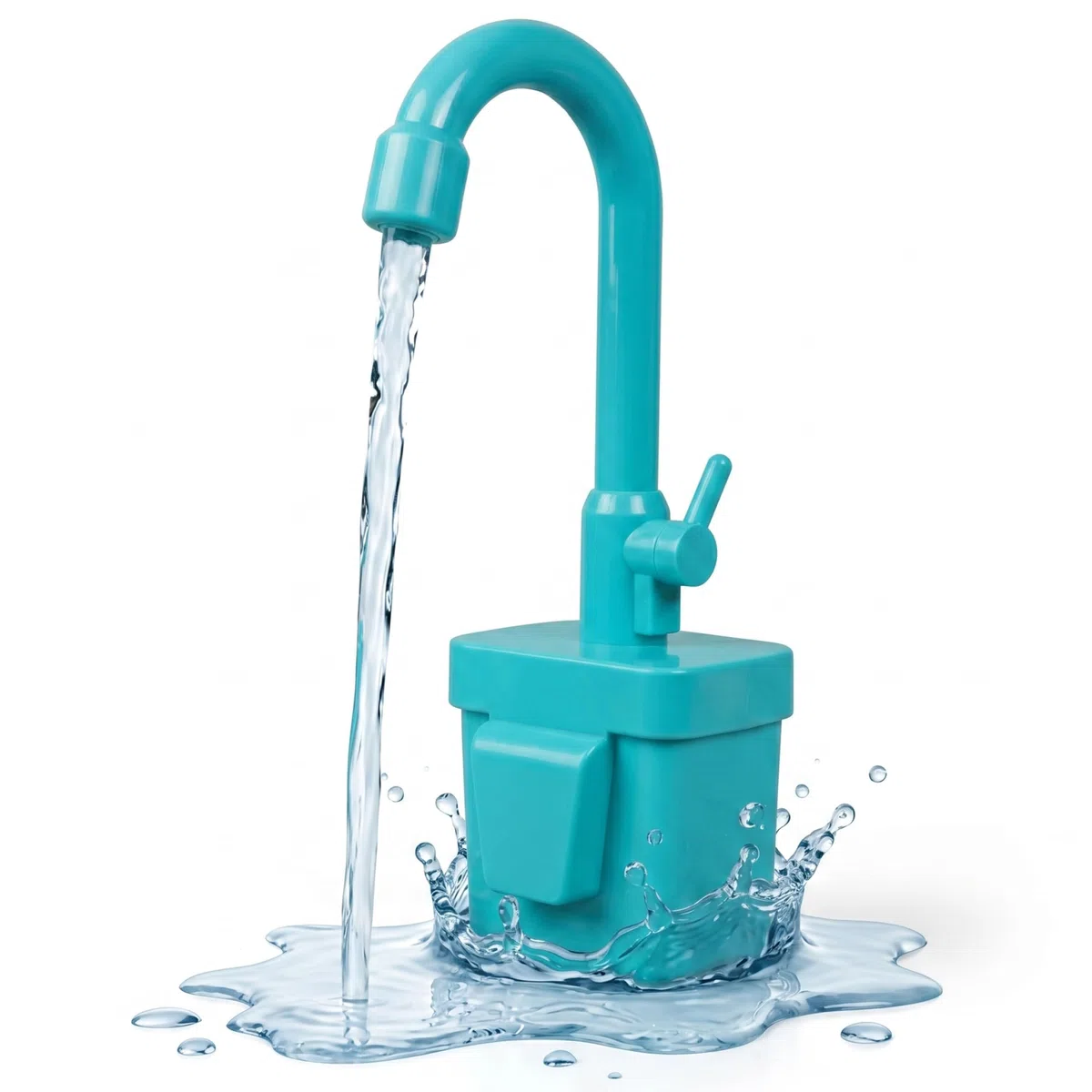 Lavello Giocattolo con Acqua Corrente, Rubinetto Elettrico Giocattolo con Acqua Corrente Circolante Lavandino da Cucina per Ragazzi e Ragazze, Verde, Play