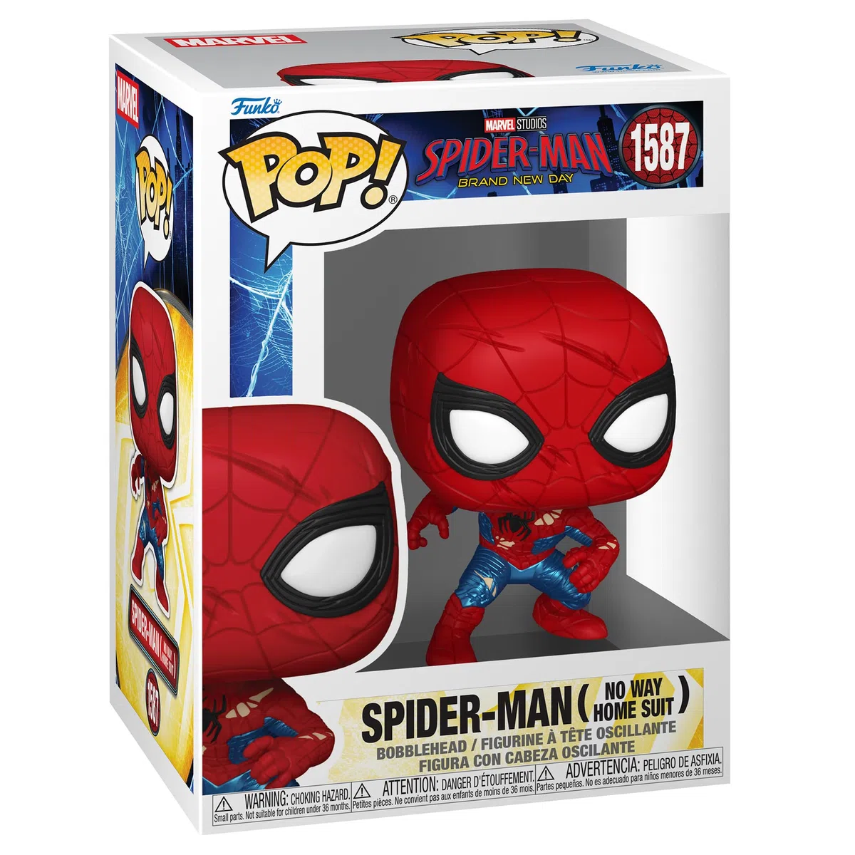 Funko POP! Marvel: Spider-Man Brand New Day - Spider-Man - No Way Home Suit - Figura in vinile da collezione - Idea regalo - Prodotto ufficiale - Giocattoli per bambini e adulti