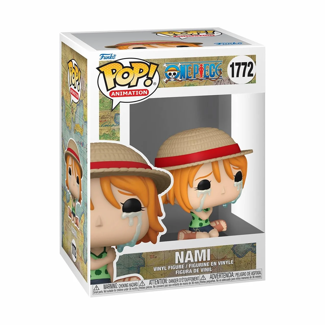 Funko Pop! Animation: OP - (Refresh) - Nami - One Piece - Figura in Vinile da Collezione - Idea Regalo - Merchandising Ufficiale - Giocattoli per Bambini e Adulti - Anime Fans