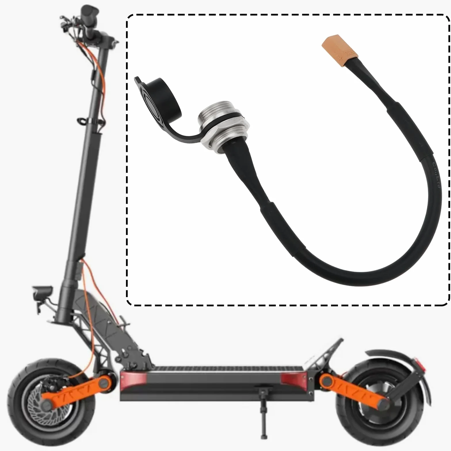 The Lord of the Tools 2 Pezzi Di Ricarica Per Scooter Elettrico GX16-XT30 Compatibile Con Joyor Y8-S