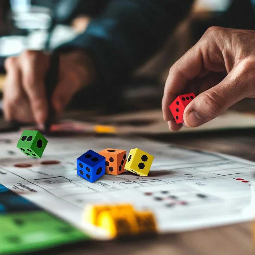48 Pezzi Dadi in Gommapiuma 2 cm Dadi Di Schiuma Dado Gioco Cubo Di Schiuma Didattici Dado per Asilo Nido, Scuola Materna, Classe, Giochi Di Matematica, Multicolore