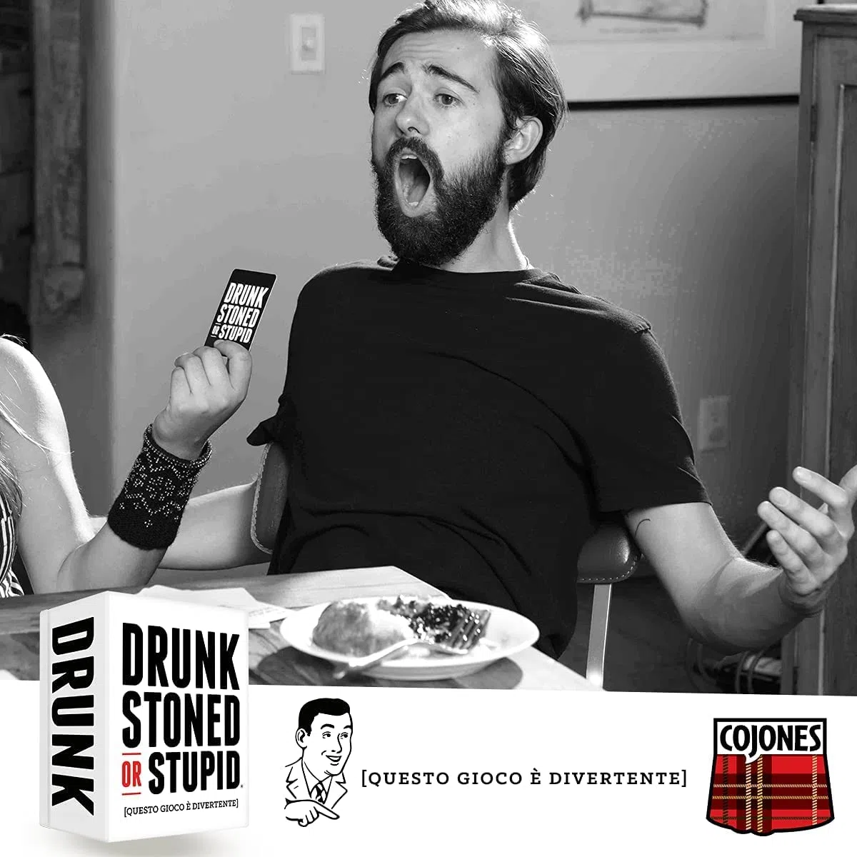 Asmodee - Drunk, Stoned or Stupid - Gioco di Carte, Party Game, Vietato ai Minori di Anni 18, Edizione in Italiano