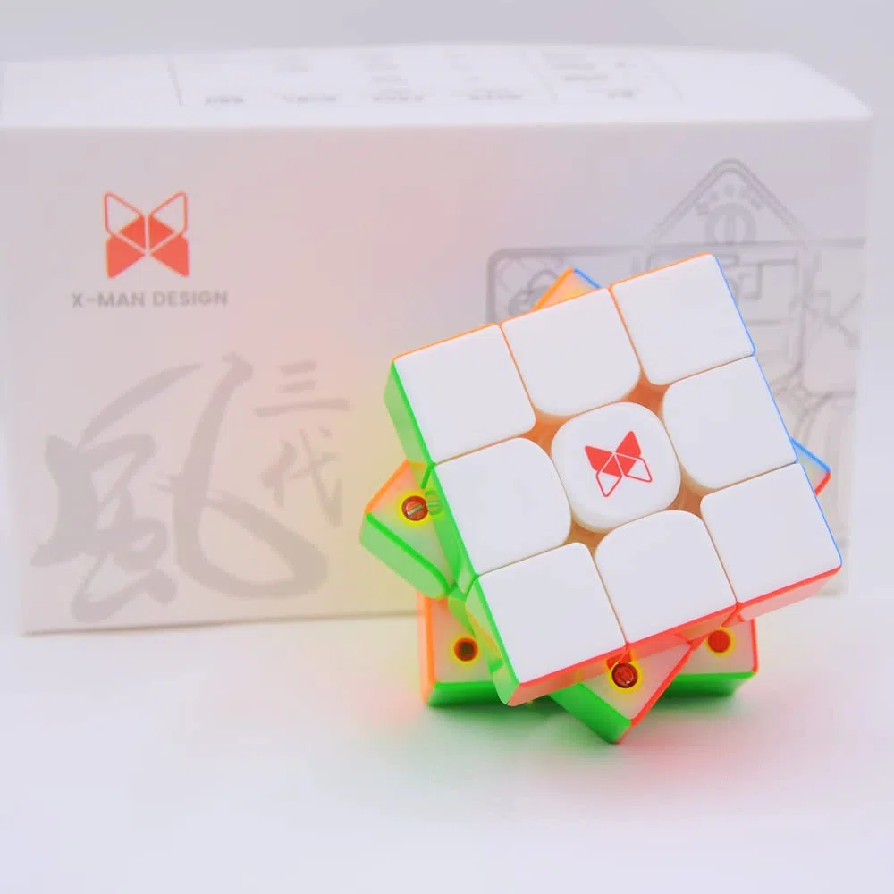 Bukefuno QY Tornado V3 M 3 x 3 cubo magnetico di punta, QY Toys Man Tornado V3M 3 x 3 x 3 cm, cubo puzzle senza adesivo