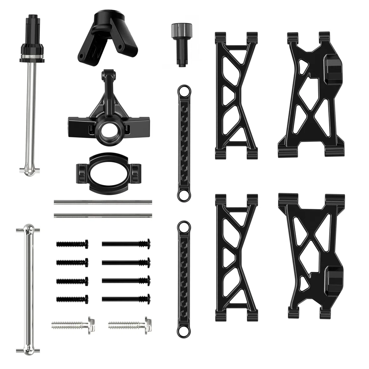 1:14 RC Auto Upgrade Accessori Borsa di ricambio Parti di trasmissione, Ricambi Upgrade Differenziali del veicolo RC Le parti di trasmissione includono adulti per 14322 14331 14 Age +