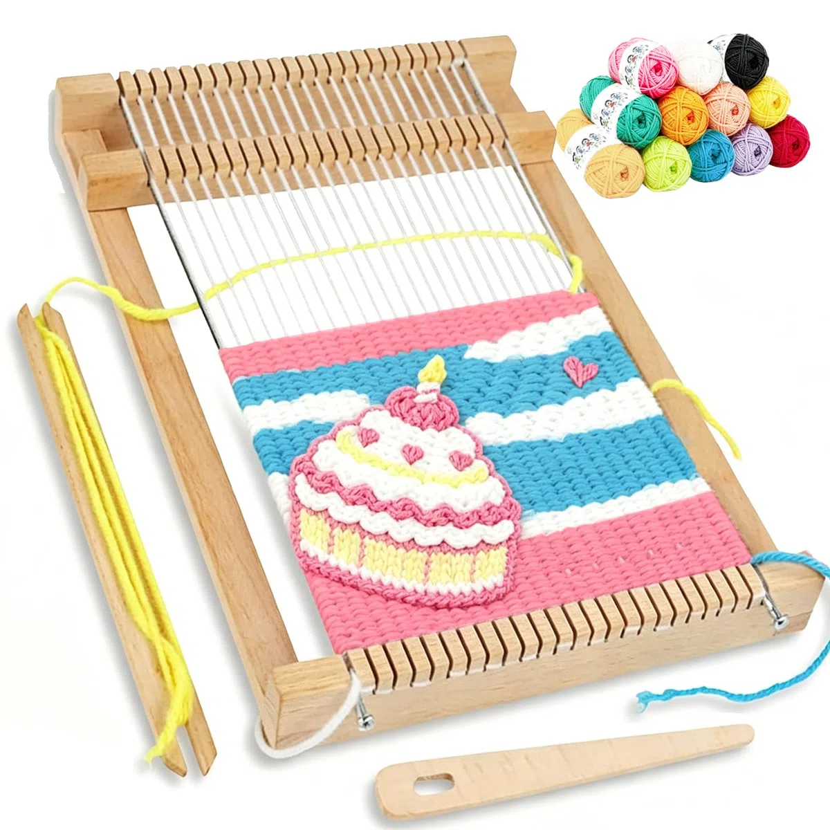 GZYYANG Telaio in legno di alta qualità, per principianti, professionisti, adulti, bambini (29 x 19 cm)