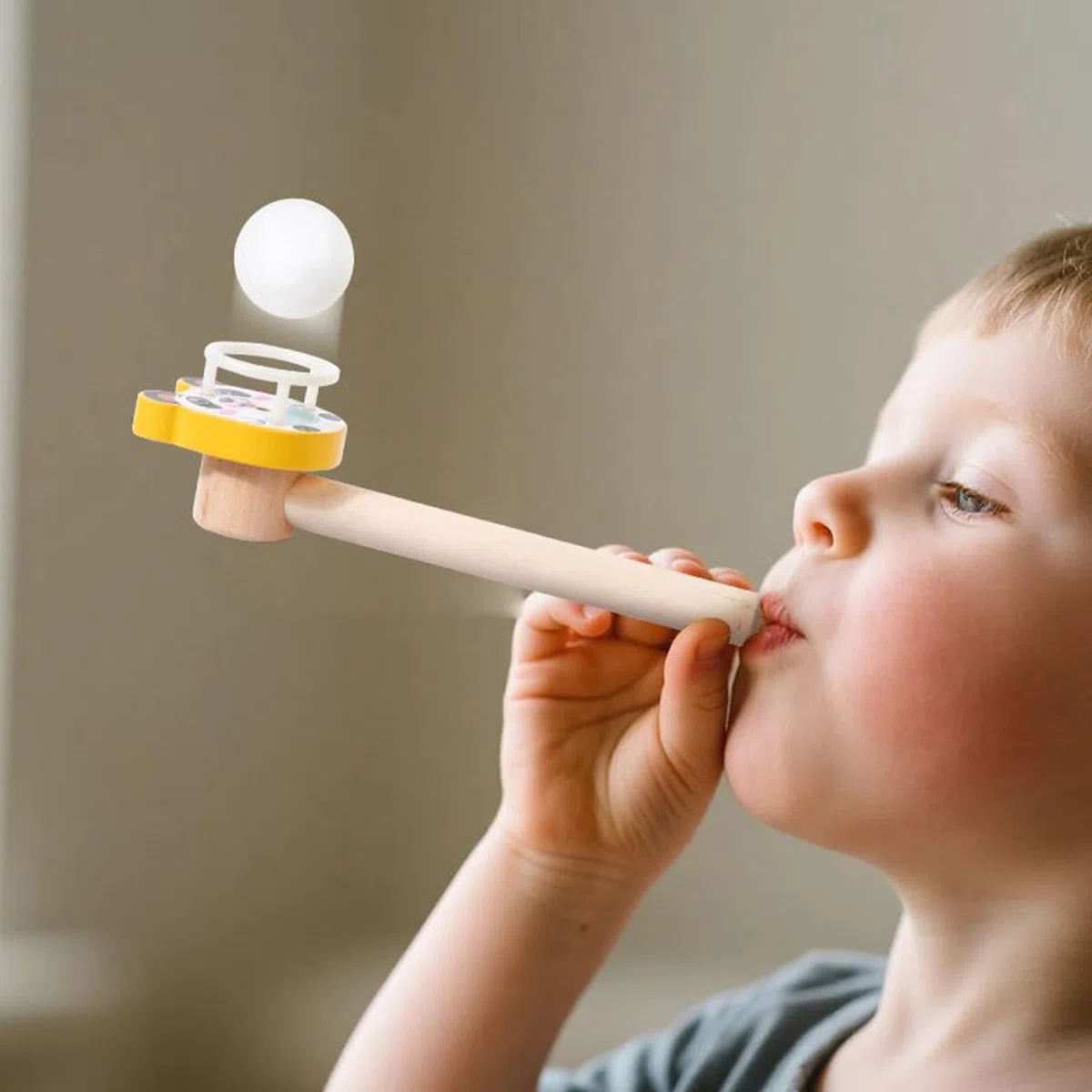 Set di Giochi con Palline Galleggianti, Gioco di Equilibrio con d'Aria, Attività Interattiva con Palla Soffiante da 8 Pezzi, Divertente Gioco per Feste in Famiglia all'Interno all'Interno, Gioc