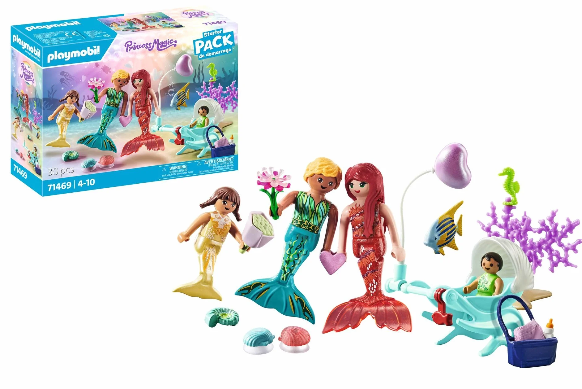 PLAYMOBIL Starter Packs 71469 Famiglia di Sirene