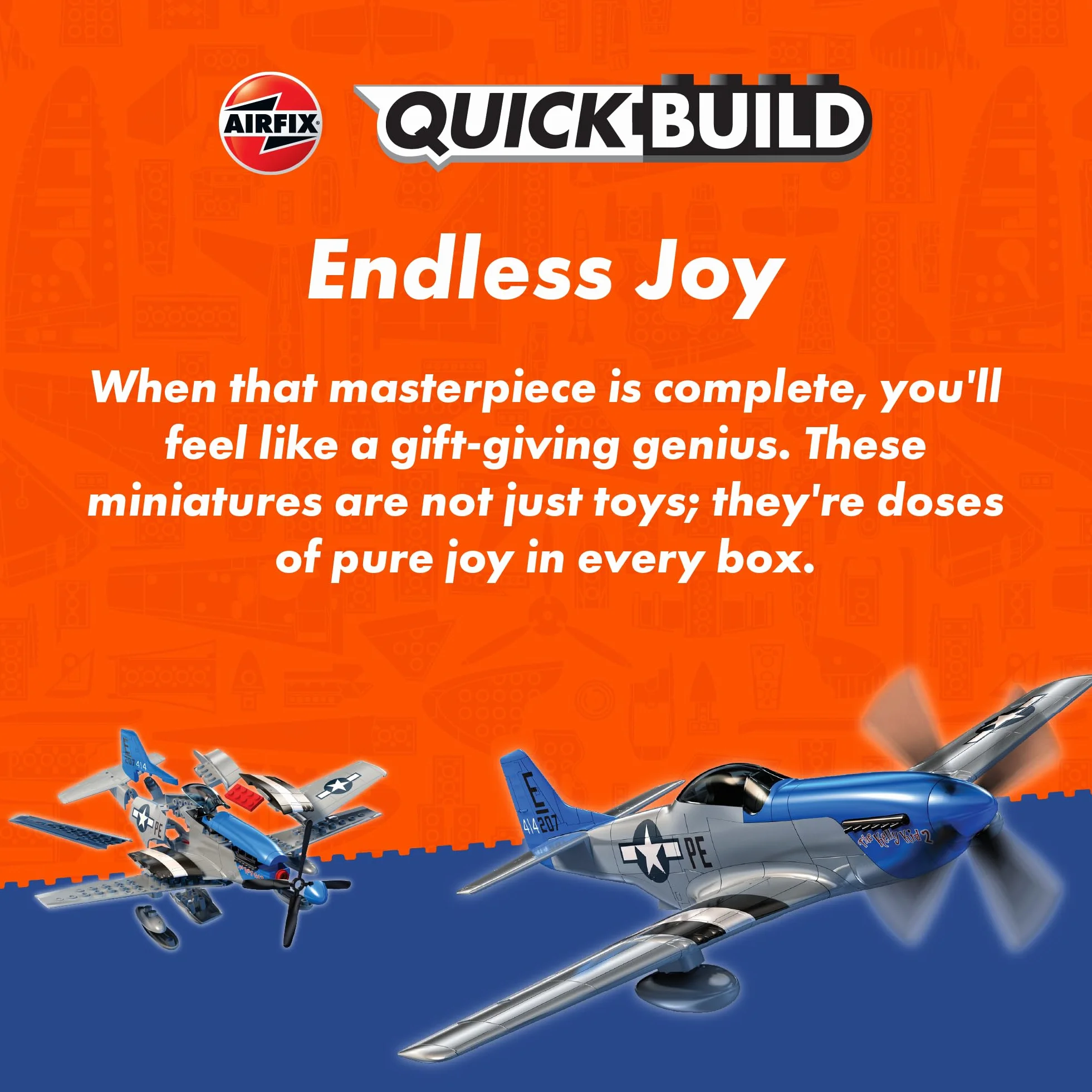 AIRFIX QUICKBUILD - Kit di costruzione per auto Jeep Gladiator Overland per bambini dai 6 anni in su, giocattoli da costruzione per ragazzi e ragazze, modellismo senza colla, kit di modelli classici