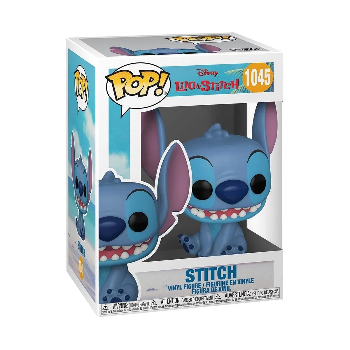 Funko Pop! Disney: Smiling Seated Stitch - Disney: Lilo & Stitch - Figura in Vinile da Collezione - Idea Regalo - Merchandising Ufficiale - Giocattoli per Bambini e Adulti - Movies Fans