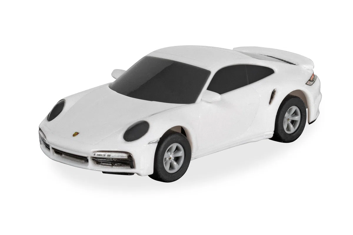 Micro Scalextric, Porsche 911 Turbo, bianco