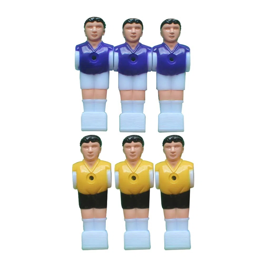 LIOOBO 6 Pezzi di Ricambio per Giocatore di Calcio Balilla da Tavolo da Uomo Pezzi di Ricambio da Giocatore di Calcio da Tavolo