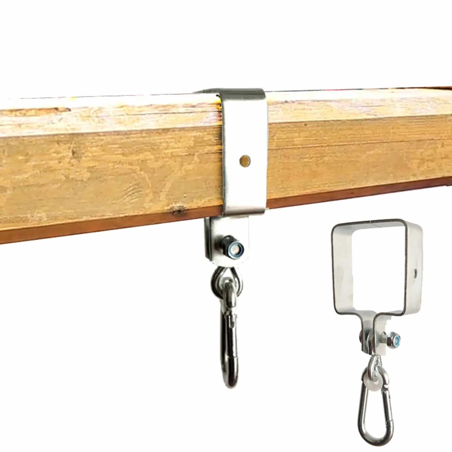 Staffe di montaggio per altalena di qualità commerciale per esterni, portata 200 kg, durata, struttura in metallo, gancio per catena altalena
