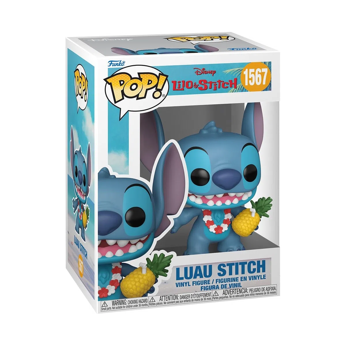 Funko POP! Disney: Lilo & Stitch - Luau Stitch - Figura in vinile da collezione - Idea regalo - Prodotto ufficiale - Giocattoli per bambini e adulti - Modello di figura per collezionisti