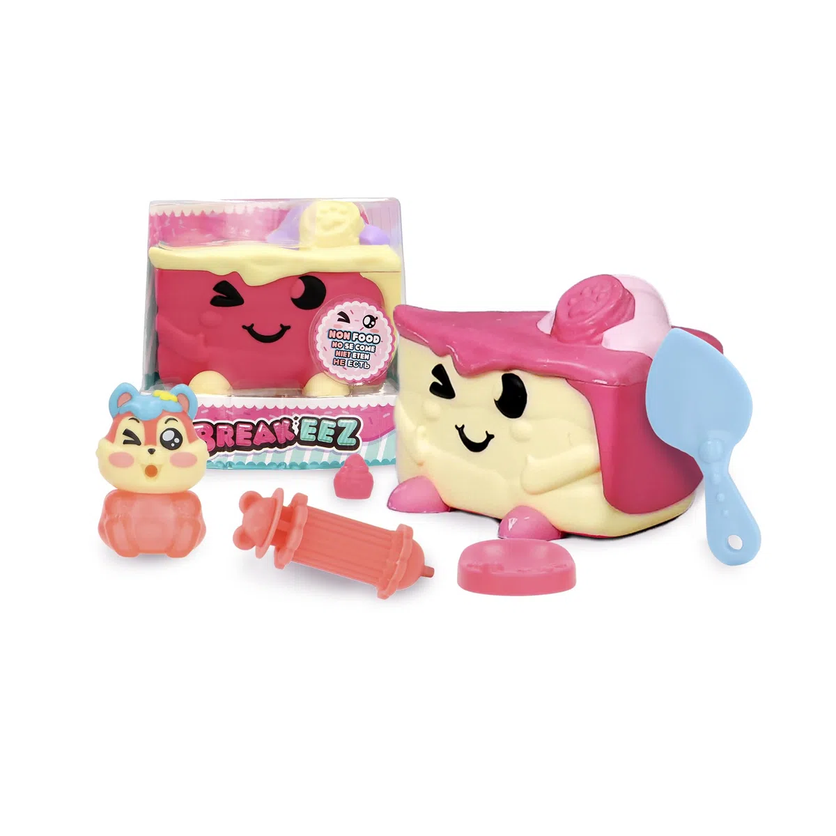CAKE COLLEZIONABILI Rompi, Scopri, Cresci! Animaletti con accessori che escono da una torta e crescono quando li nutri con lo slime. Bambini dai 5 anni in su