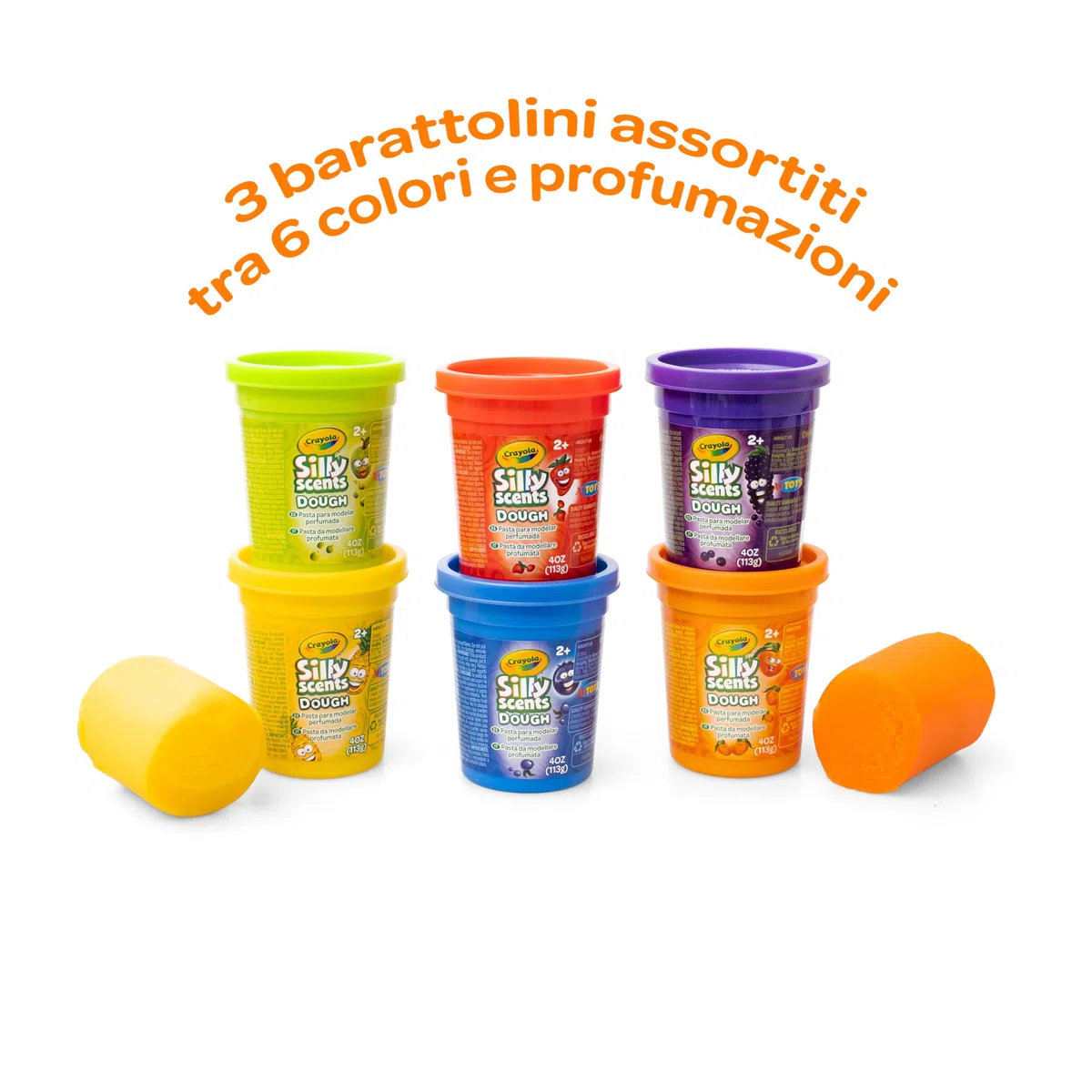 CRAYOLA - Set Convenienza Silly Scents, per Disegnare con Colori Profumati, più di 45 pezzi tra Pennarelli, Pasta da Modellare, Pastelli a Cera, 7455