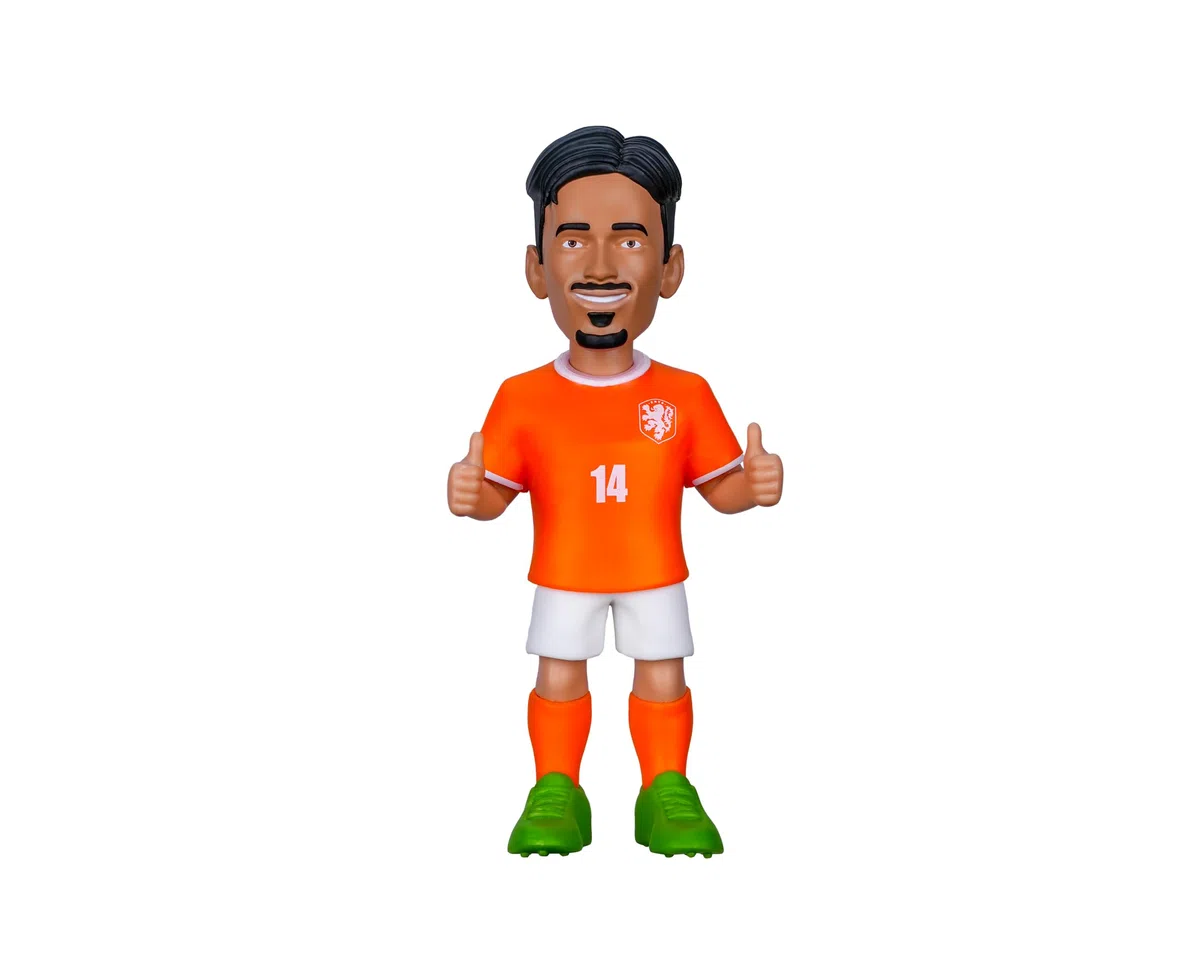 MINIX - Football Stars - Coppa del Mondo #124 - Paesi Bassi - Reijnders - Personaggio da collezione 12 cm