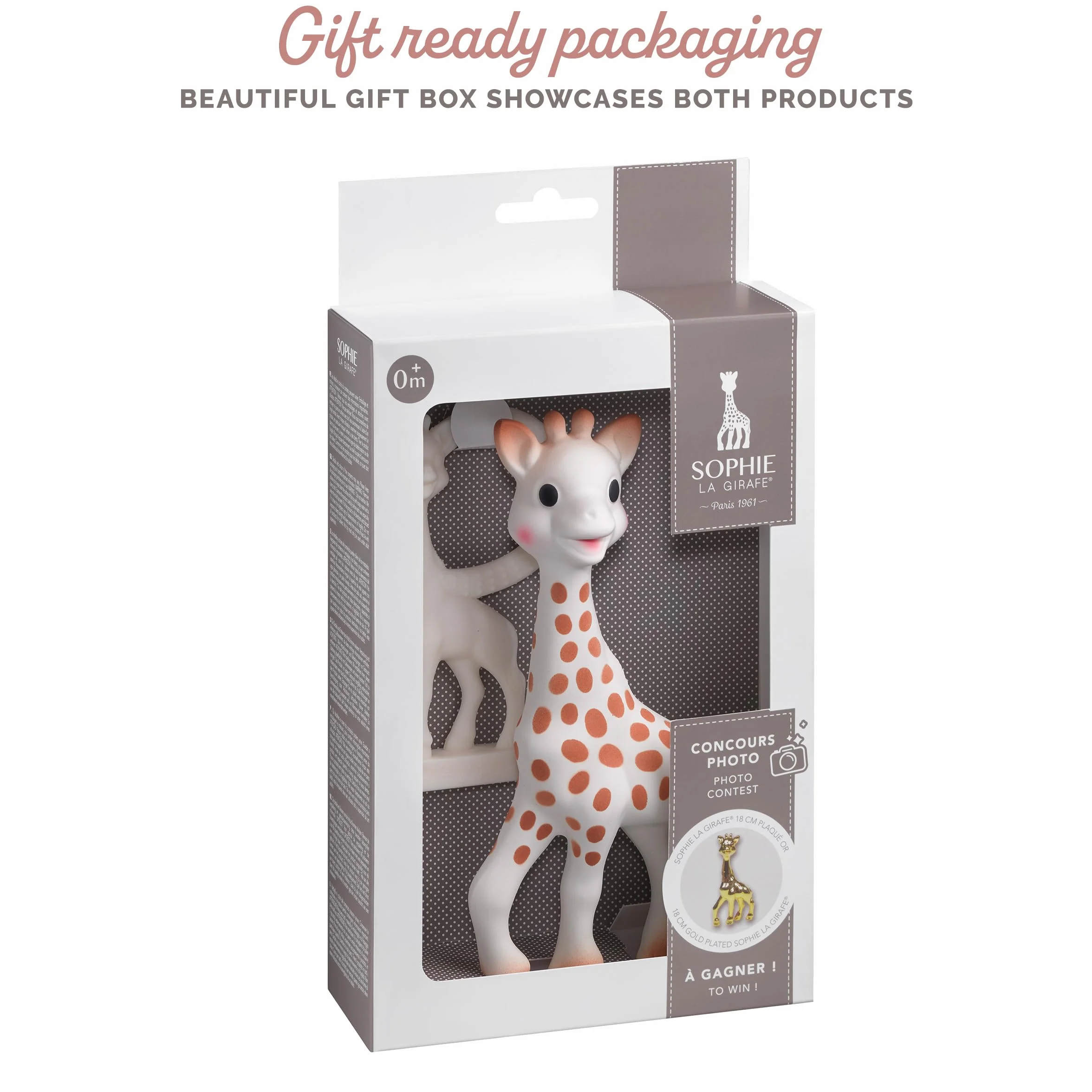 Sophie la Girafe - Cofanetto Award Giocattolo + Anello - Dalla Nascita