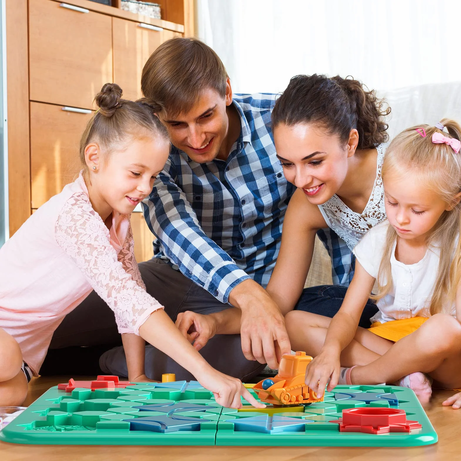 burgkidz Logico Puzzle Labirinto Giochi da Tavolo Costruttore di Strade con 118 Sfide, per Sviluppare la Logica Giocattoli per Bambini 4 5 6 7 8 Anni Ragazzi