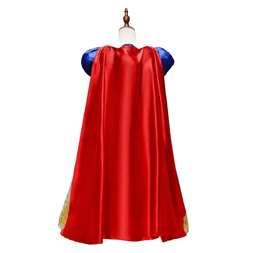 Lito Angels Vestito Costume Principessa Biancaneve per Bambina, Vestirsi Festa di Fantasia