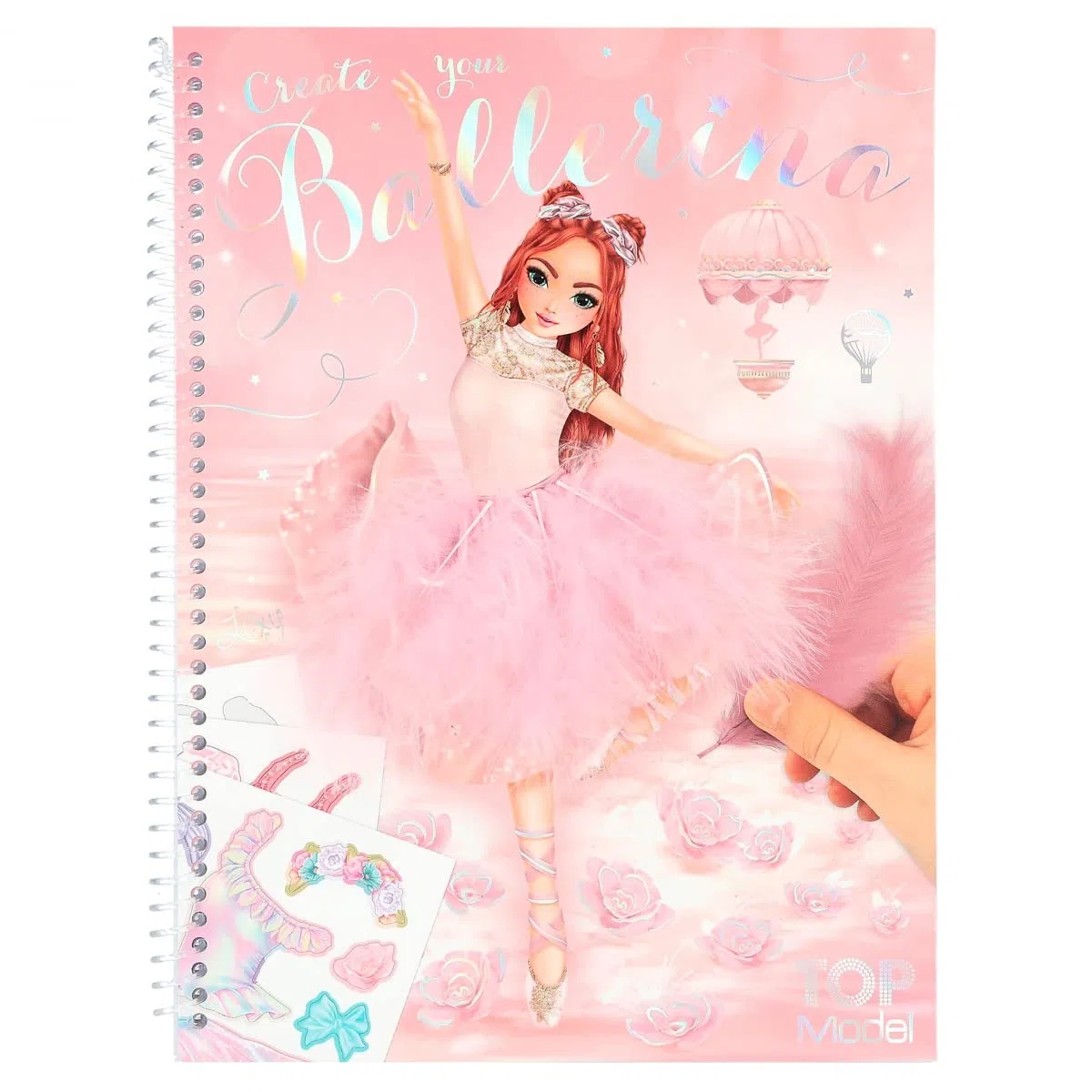 CREA TU LIBRO DE COLOREAR TOP MODEL