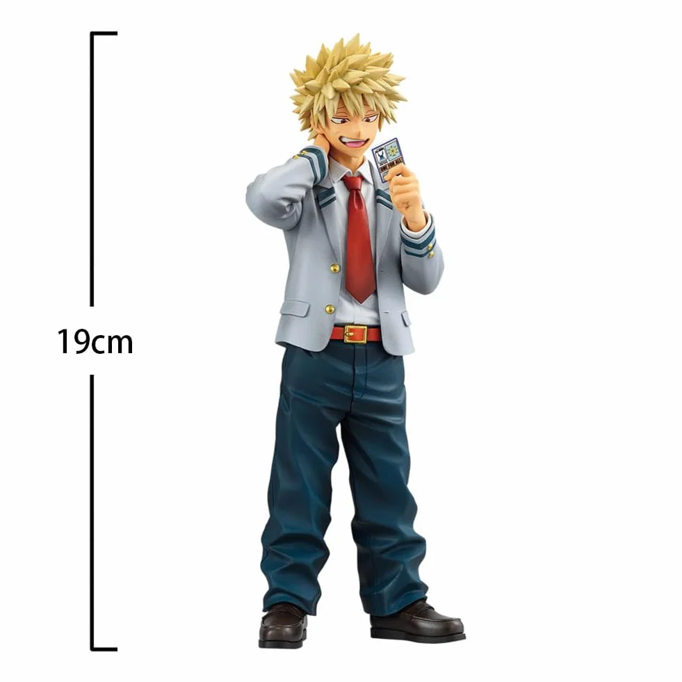 Bakugou Katsuki Figure - Action Figure Anime MHA - Statua in PVC da 19 cm e modello da collezione - Regali decorativi per scrivania