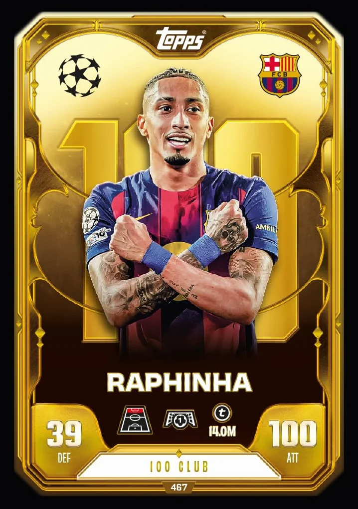 Topps Mega Tin Match Attax UCL 25-26 Carte