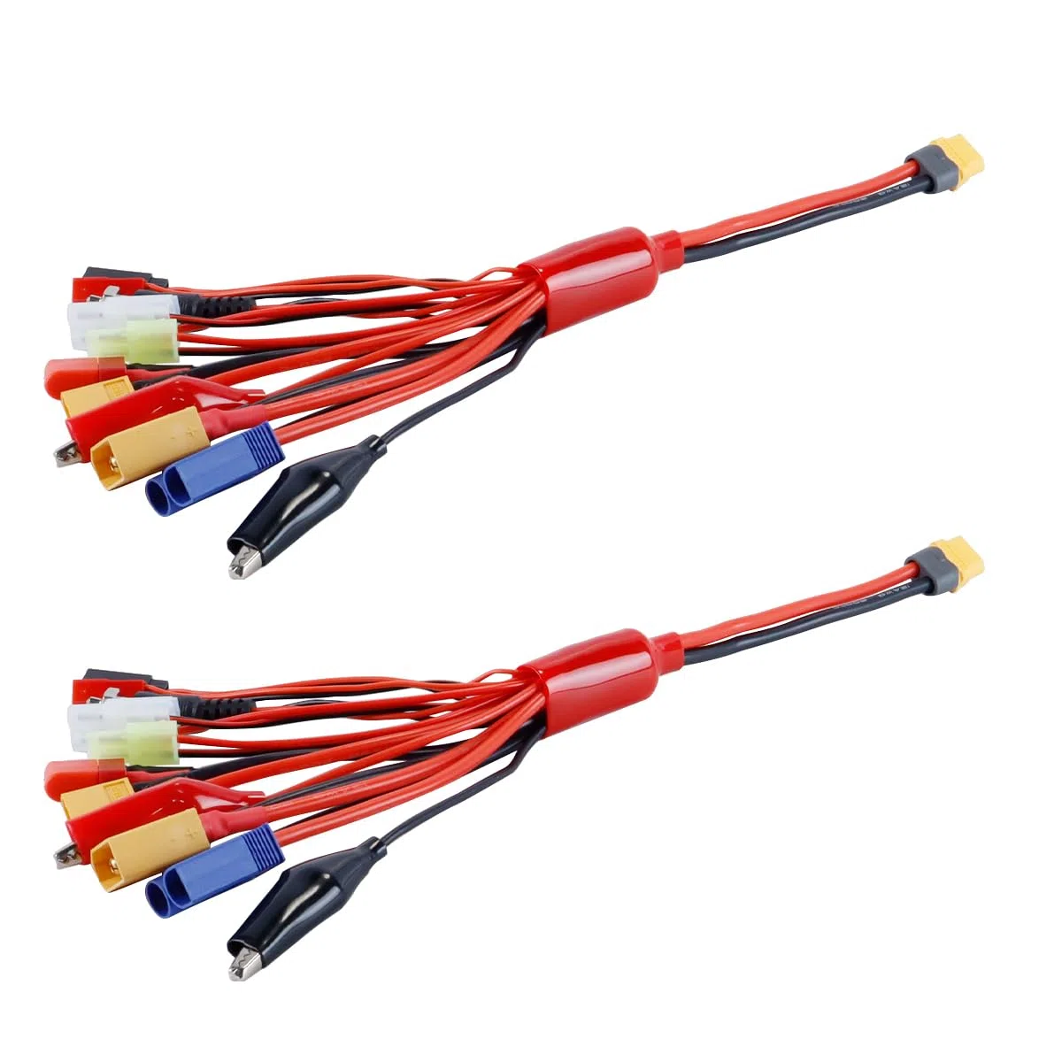 Adattatore Per Caricabatterie RC Lipo, Connettore 10 in 1, Cavo Multi Splitter, Spine XT60H, Cavo Di Conversione Per Futaba, JST, XT90, XT60, XT30, EC3, EC5
