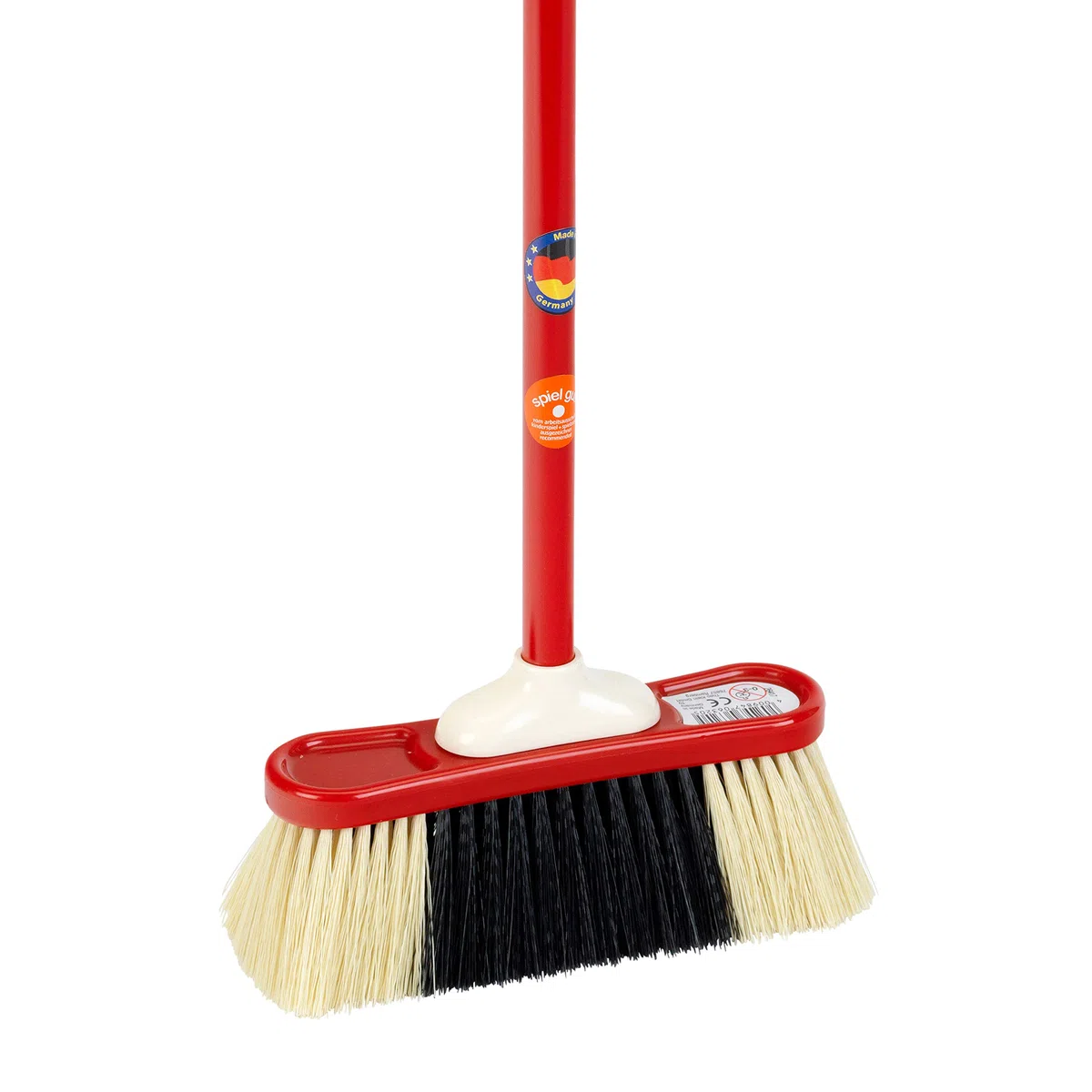 Theo Klein 6320 Scopa classica I Resistente scopa giocattolo realizzata in plastica di alta qualità I Dimensioni- 18 cm x 5,5 cm x 61,5 cm I Giocattoli per bambini dai 3 anni in su