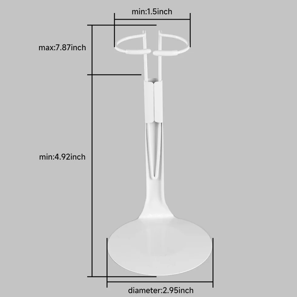 UCanaan 10 Supporti per Bambole Action Figure Stand Filo in Vita Espandibile 8-12 Pollici 1/6