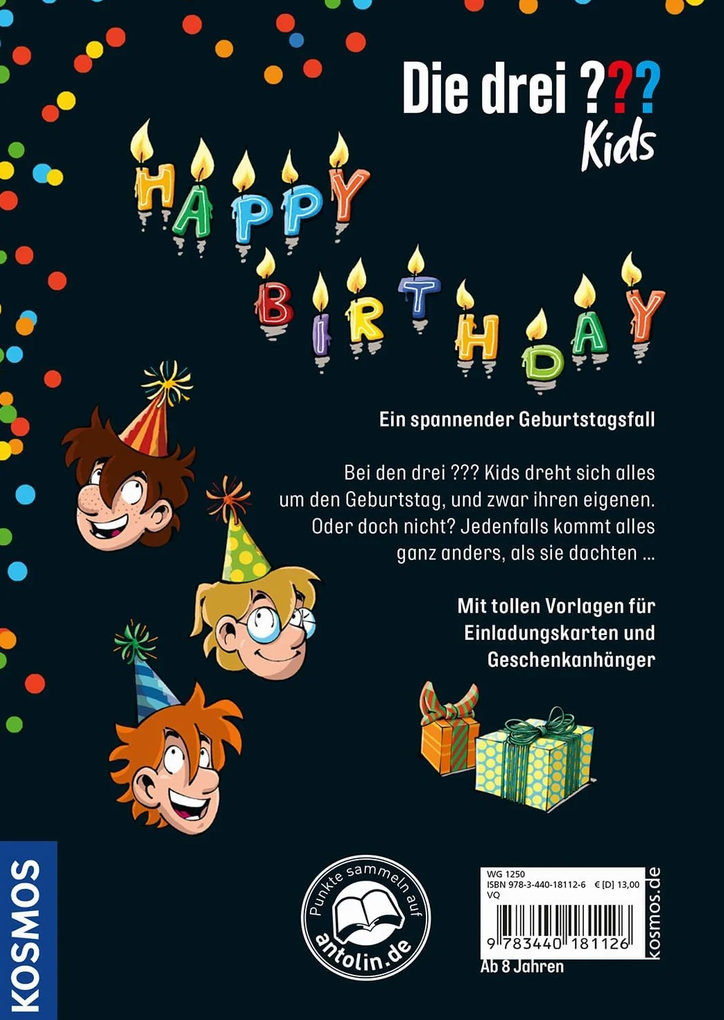 I 3 ??? Kids - Happy Birthday!: un caso per il tuo compleanno (libro rilegato) + 1 scatola di ricercatori