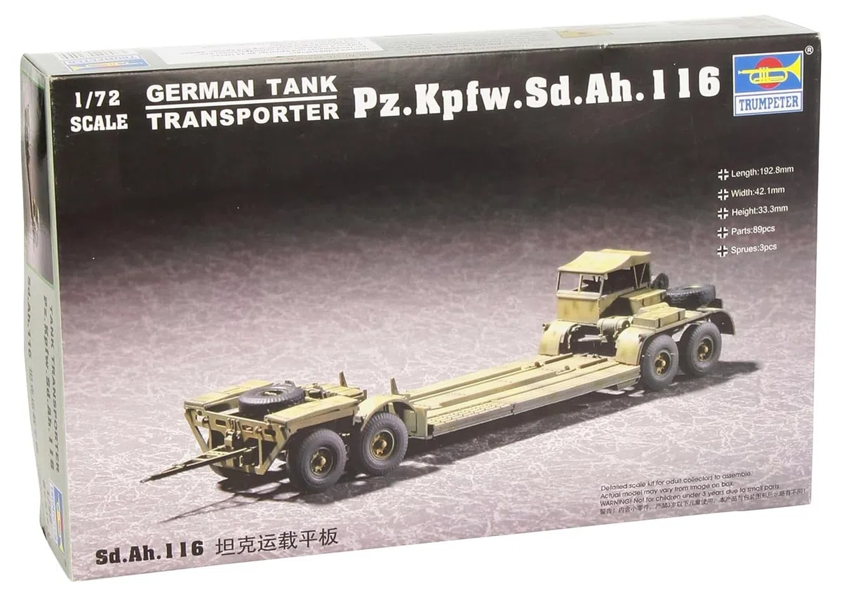 Trumpeter 7249 - Mezzo Speciale a rimorchio, 116 Trailer