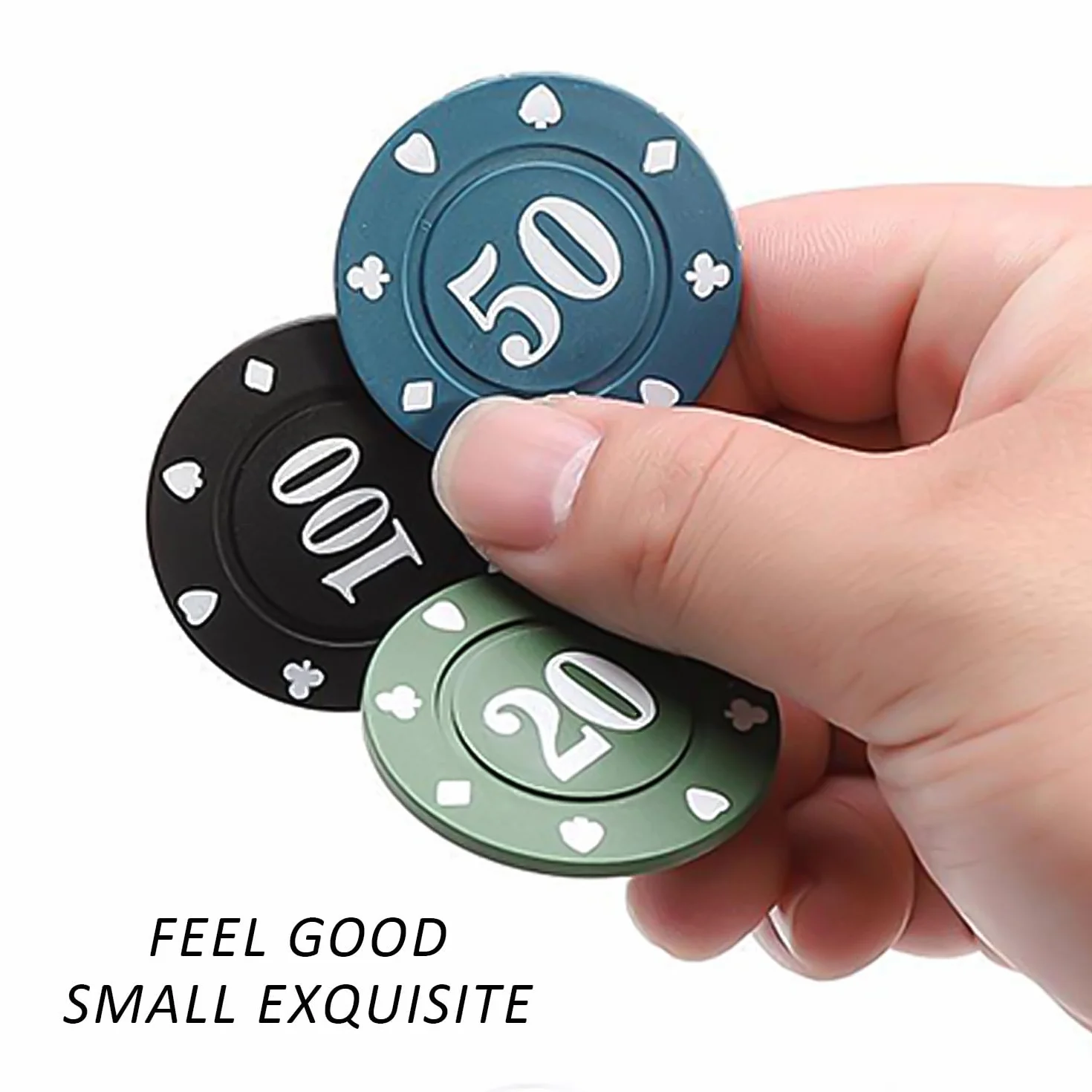 100 fiches da poker con 5 colori e borsa portaoggetti