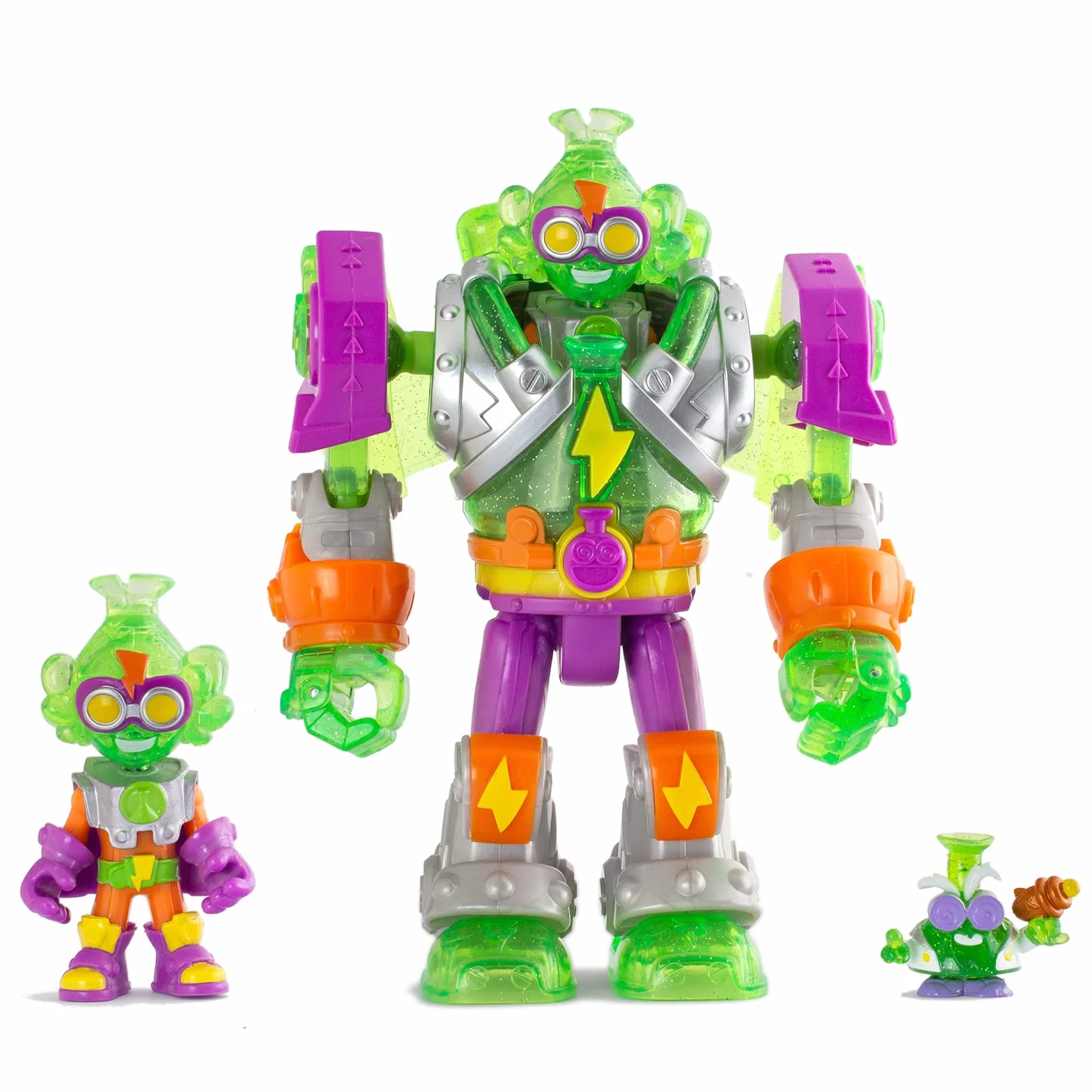 SUPERTHINGS Superbot Mega-K – Robot Professor K articolato con accessori da combattimento, 1 Kazoom Kid e 1 SuperThing esclusivi.