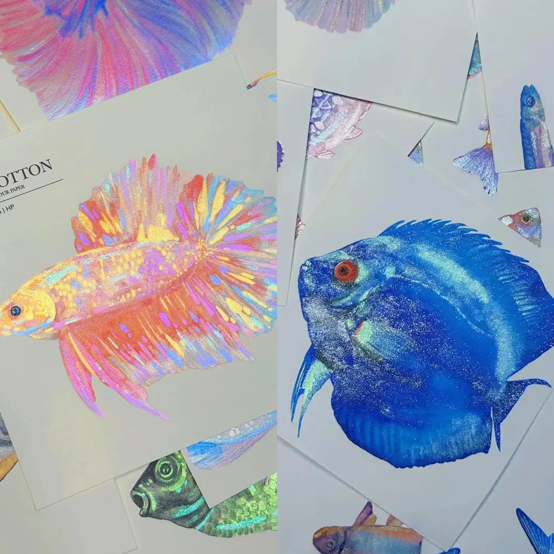 24 Colori Metallizzati Acquerelli, set Glitterati Acquerelli Professionali, Acquarelli per Dipingere Bambini Con Pennelli e Tavolozza, Idea per Principianti e Professionisti