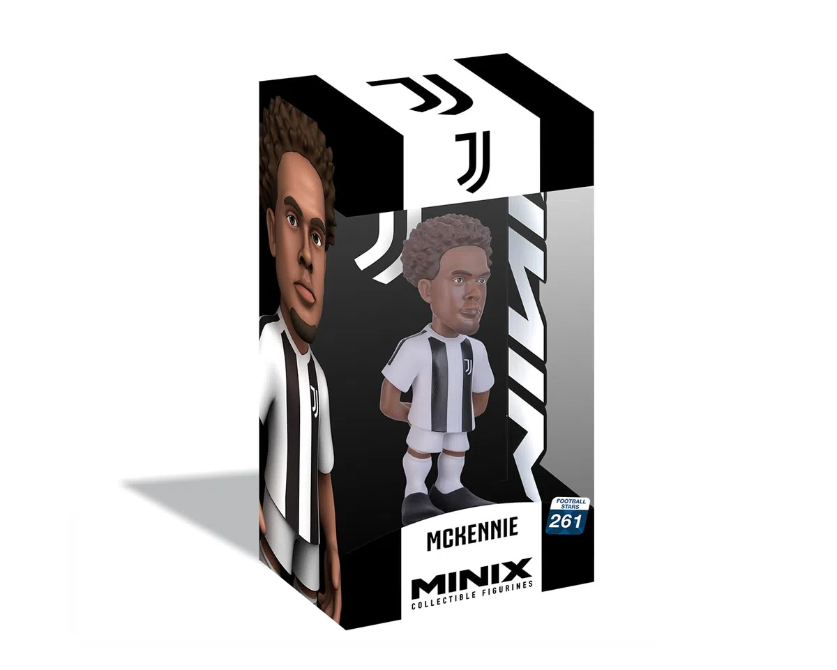 MINIX - Football Stars #261 - Juventus - Weston Mc Kennie - Personaggio da collezione 12 cm