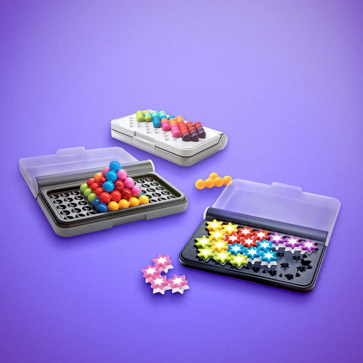 Smart Games - Pack Iq Puzzler Pro E Iq Stars | Giochi Per Bambini E Adulti | Rompicapo Adulti E Rompicapo Bambini | Gioco Educativo 6 Anni | Giochi Da Viaggio 1 Giocatore