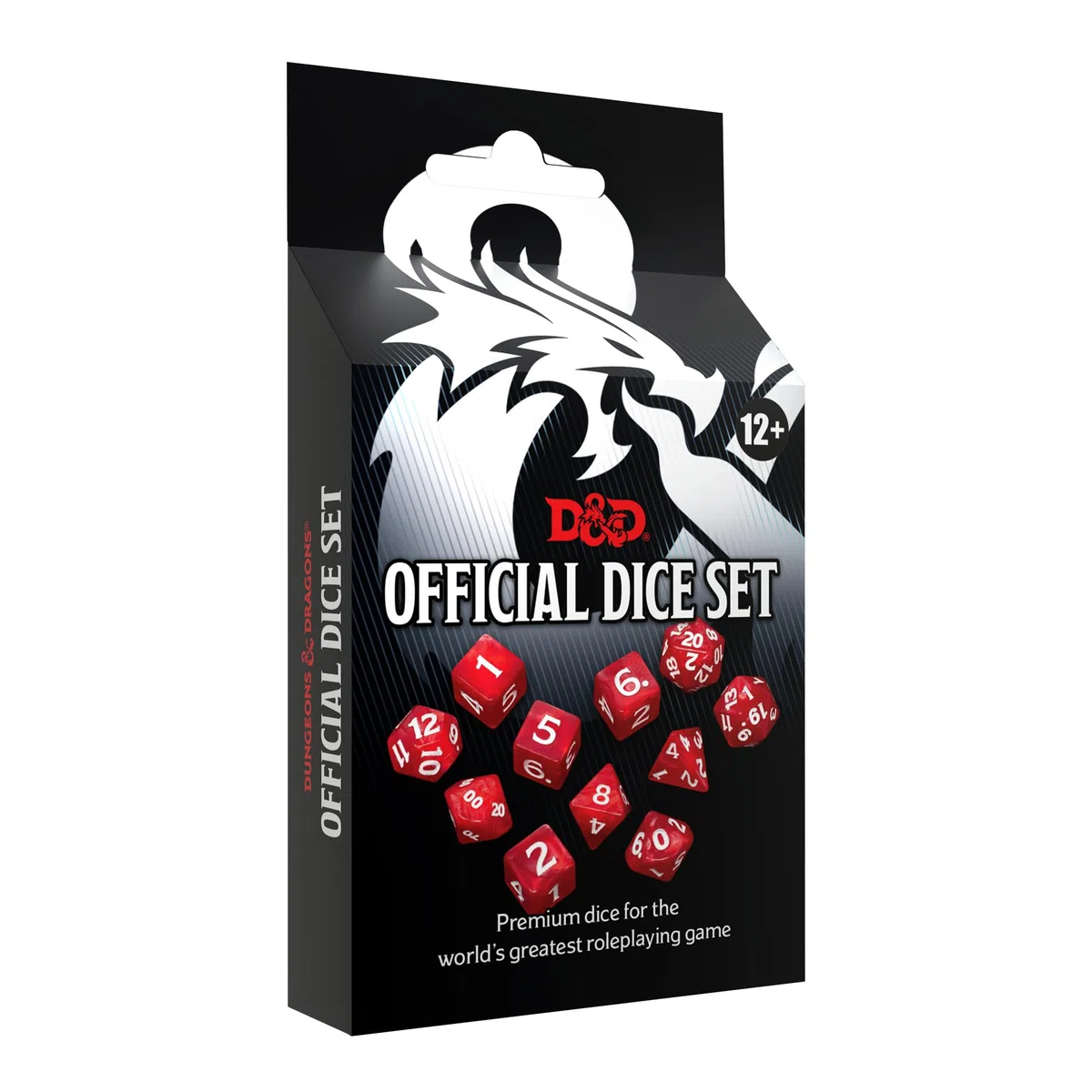 Dungeons & Dragons - Set di dadi ufficiali: Set di dadi per giochi di ruolo in plastica poliedrici
