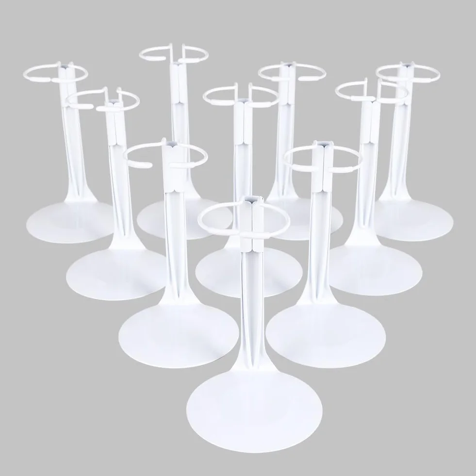 UCanaan 10 Supporti per Bambole Action Figure Stand Filo in Vita Espandibile 8-12 Pollici 1/6