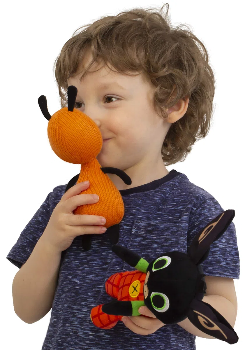 Bing Peluche Flop & Friends, 18 cm, adatto fin dalla nascita, marrone, 1 confezione