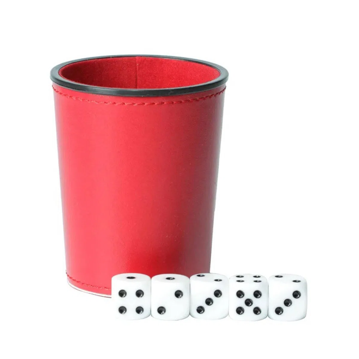 Flanella Interni Mute Dadi Tazze Gioco Da Tavolo Cuoio DELL'UNITÀ di elaborazione Dadi Tazza Silenziosa Shaker Cup per Party Club
