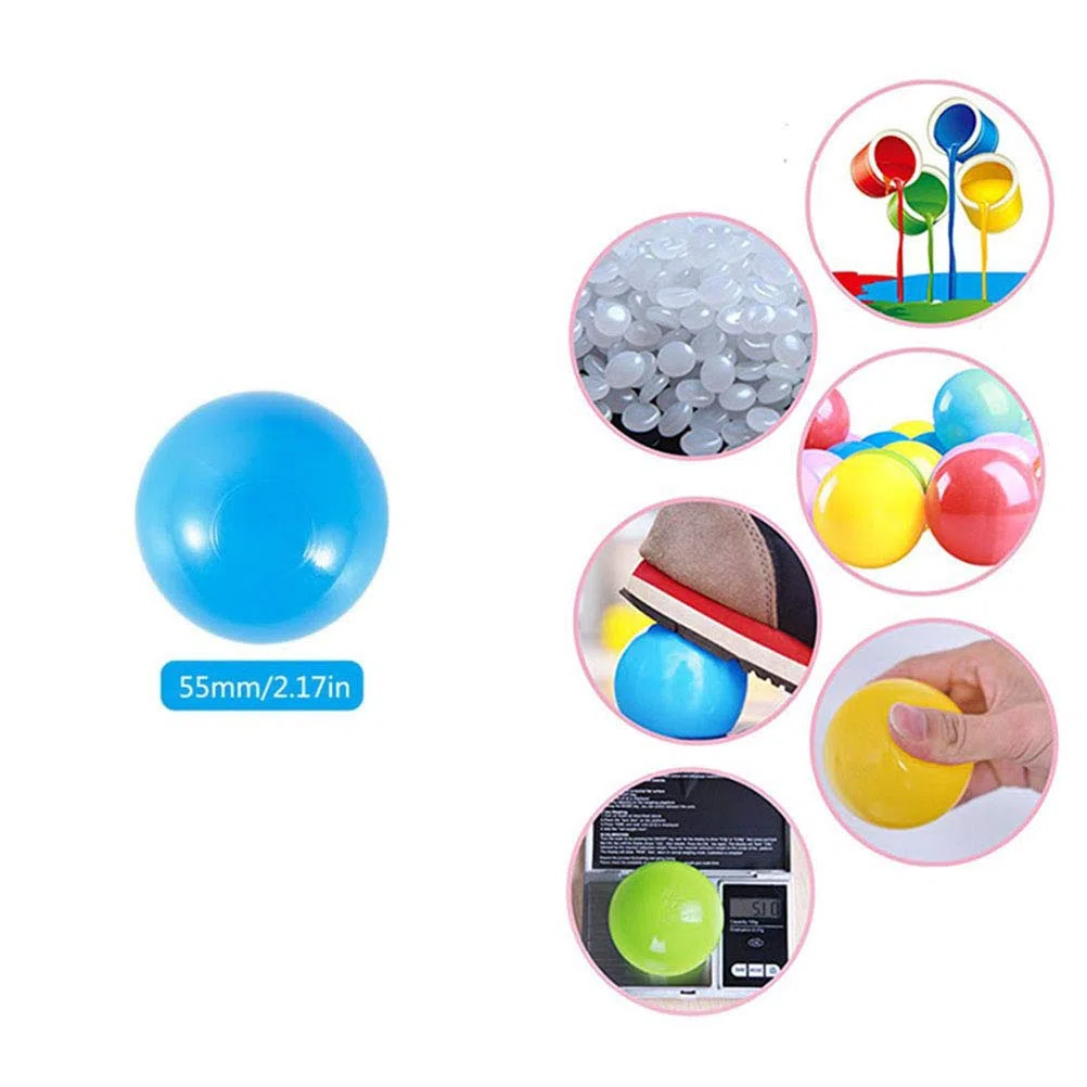 50/100 palline per il bagno di palline, palline da gioco in plastica per bambini, per piscine di palline, plastificanti pericolosi, palline, oceano, palla per bambini, colore casuale
