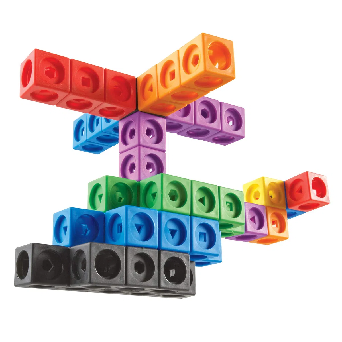 Learning Resources MathLink Cubes – Set di 100 Cubi Collegabili per Bambini 5+, Blocchi per Contare, Addizioni, Sottrazioni e Patterning, Gioco Educativo STEM, Regalo Natale