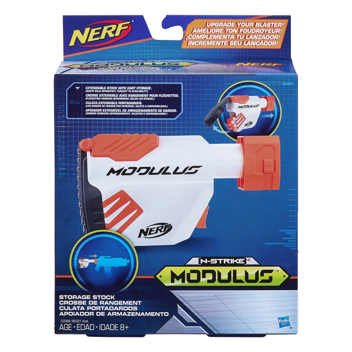 Nerf Multicolor Modern Toy Gun with Foam Blasters for Boys