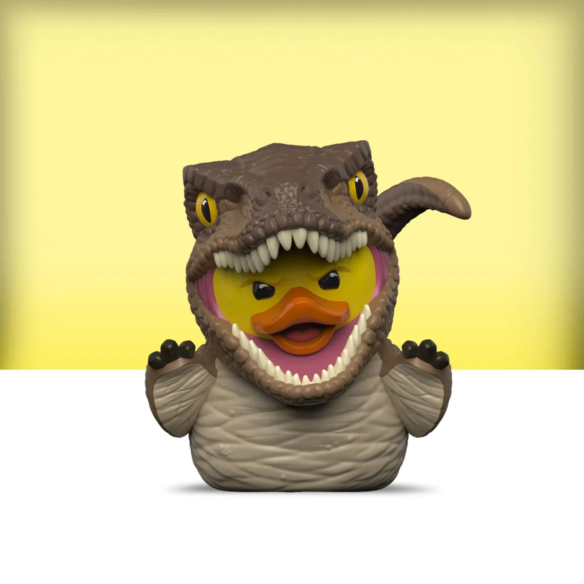 TUBBZ Mini: Jurassic Park - Velociraptor Mini Anatra Cosplay In Vinile da Collezione